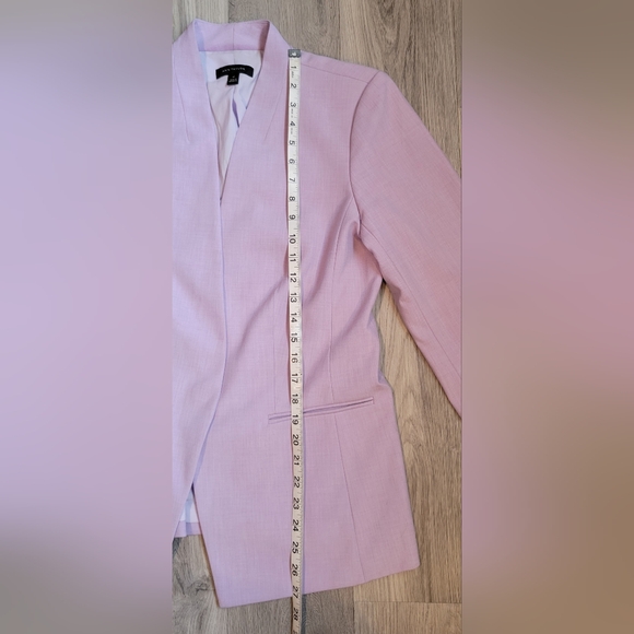 Ann Taylor Lavender Violet Lilac Cutaway Blazer Jacket, Women's 6T - Picture 6 of 16